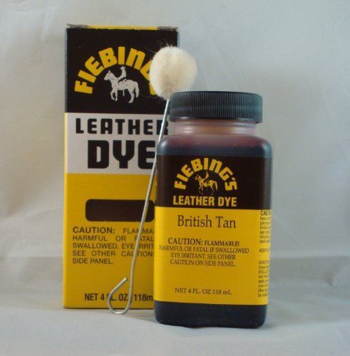Fiebings Tandy Leather Dye British Tan 4oz
