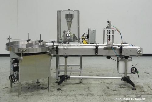 Used- actionpac model micro109cl/i linear scale container filler. designed for g for sale