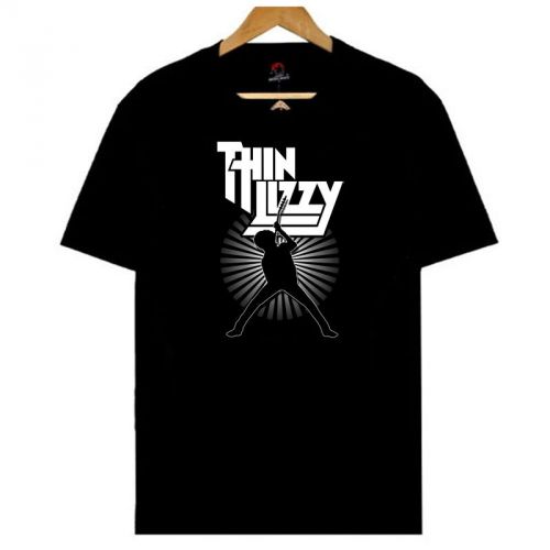 Thin Lizzy Logo Mens Black T-Shirt Size S, M, L, XL - 3XL