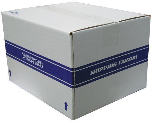 LePages USPS Shipping Carton, 12 x 10 x 8 Inches, White, 1 Carton 81541-12