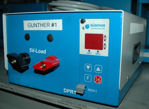 Gunther Temperature Controller - Single Zone, Model DPR1, 6 Amp