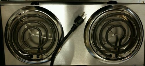 Hotplates commercial stainless 2 burners for sale