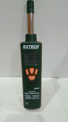 EXTECH RH490 Precision Hygro-Thermometer Psychrometer Relative Humidity Accuracy