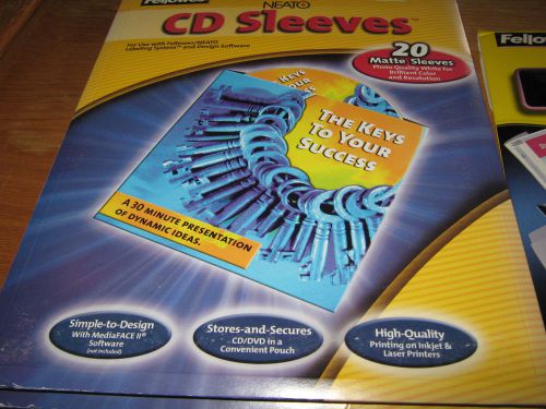 Lot of 6 packs of CD Sleeves (20 per pack)