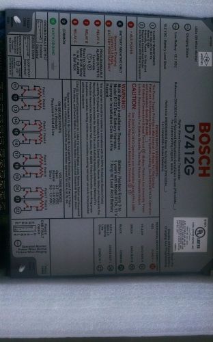 Bosch 7412G new panel