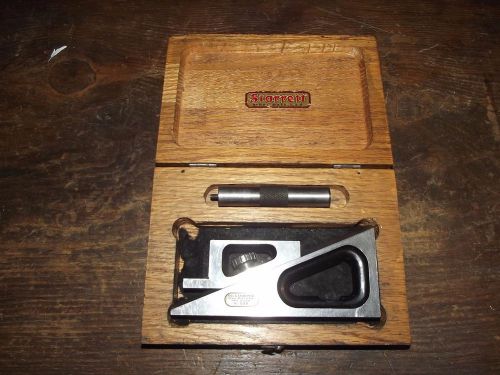 Vintage starrett no.599 planer/shaper gauge with wooden box for sale