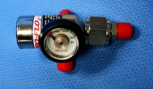 American pro-flo2 brass oxygen regulator 55 psi fixed (2) diss check cga 540 for sale
