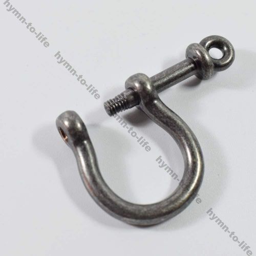10 sets 1/2&#034; metal strong bow shackle grey screw pin anchor for sale