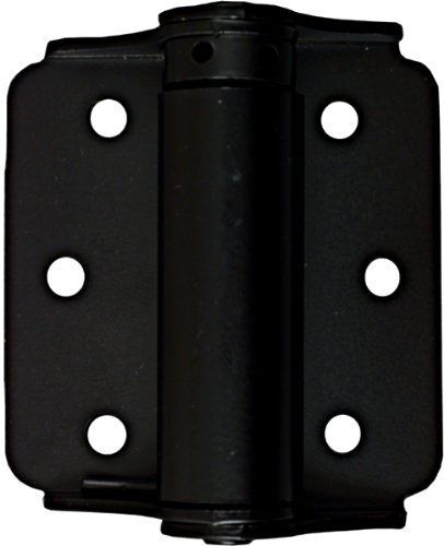 National hardware v125 3&#034; adjustable spring hinges in black for sale