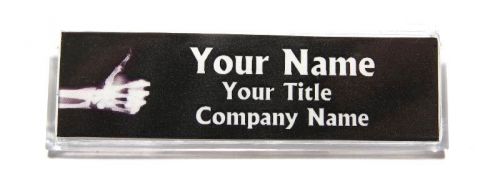 Xray hand custom name tag badge id pin magnet for radiologist lab radiation tech for sale