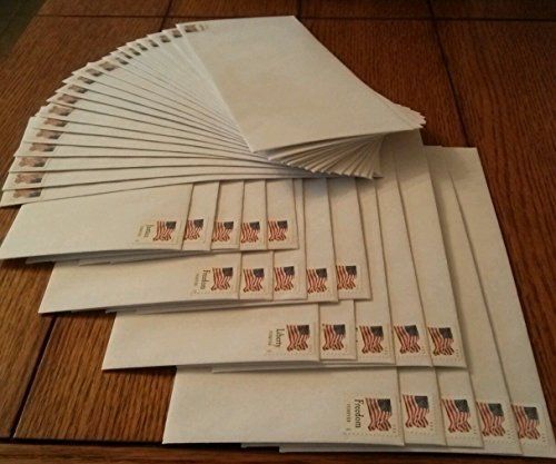 #10 security envelopes 20 forever stamps stamped envelopes - #10 security self for sale