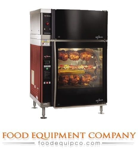Alto-shaam ar-7evh-dblpane rotisserie oven with ventless hood electric 21-28... for sale