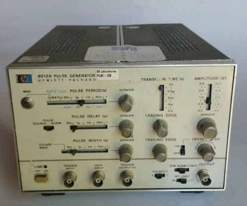 HP 8012B 50 MHz Pulse Generator For Parts