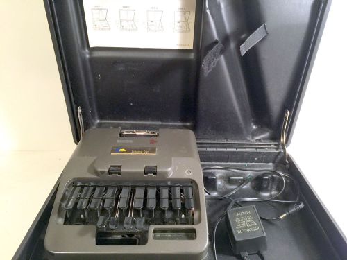 Vintage Court Reporting Machine Baron Data Transcriptor X Hard Case No Tripod