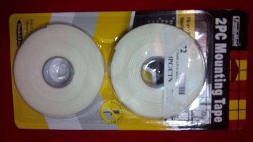 FAMILYMAID NEW 2 Pc Heavy Duty Mounting Tape Brand New In Package