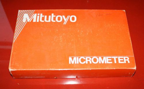 Mitutoyo 129-128, 0 - 6&#039; X .001&#039; Depth Micrometer, 2.5&#039; Base Brand New