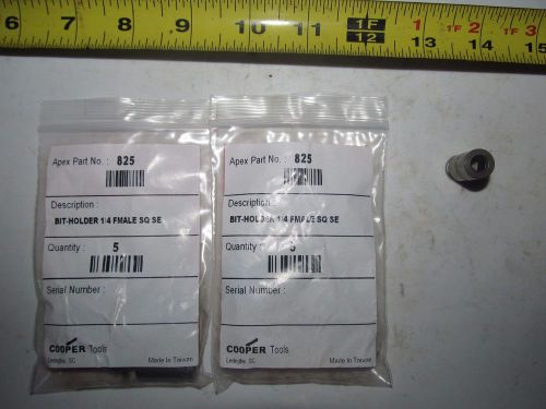 Aircraft tools 10 NEW Apex bit holders 1/4&#034; square drive