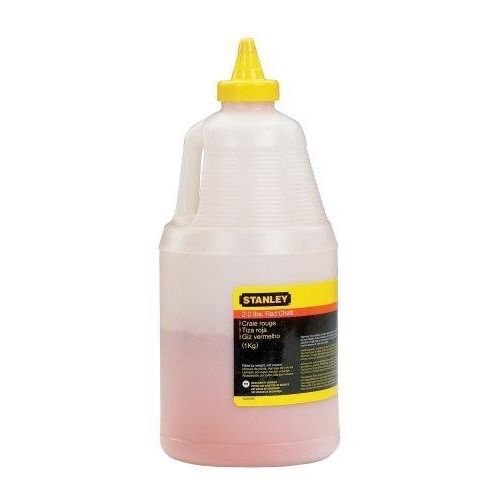 Stanley 47-919 2.2 Lbs Temporary Marking RED Chalk - Chalk Lines Refill