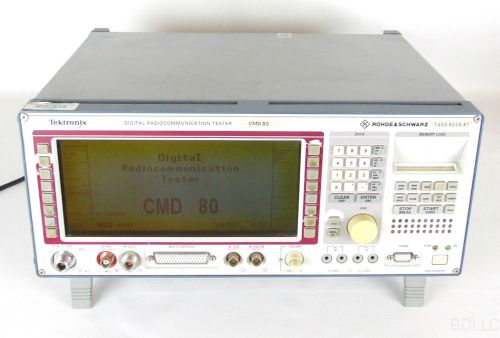 Tektronix CMD80 ROHDE &amp; SCHWARZ Digital Radiocommunication Tester w/ Options