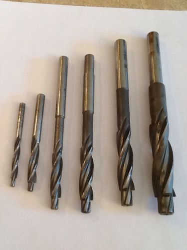 Machinist Lot Of 6 HSS Counterbores Putnam Fastcut Tool Co.