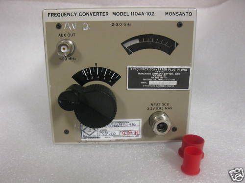 Monsanto Frequency Converter Plug-In  # 1104A-102