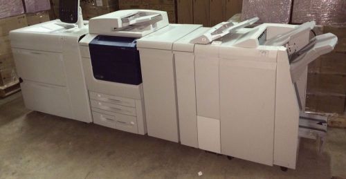 Xerox 560 color copier with external fiery, decurler, hi cap feeder - 116k for sale
