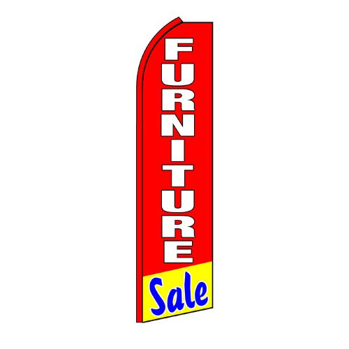 Furniture Sale business sign Swooper flag 15ft Feather Banner