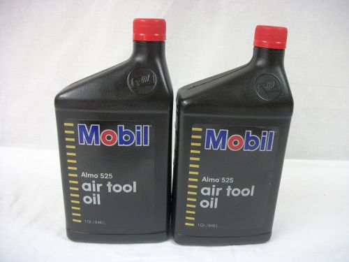 Mobil almo 525 air tool oil pneumatic 2 1-quart grade 46 sae 10               eh for sale