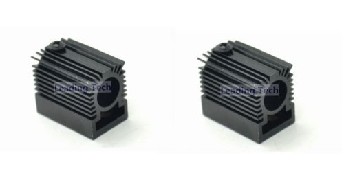 2 x Aluminium Cooling Heatsink for 12mm Laser Modules Heat Sink 20x27x32mm Black