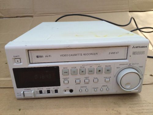Mitsubishi MD3000 HS-MD3000U(2) S-VHS ET VCR Video Cassette Recorder Ultrasound