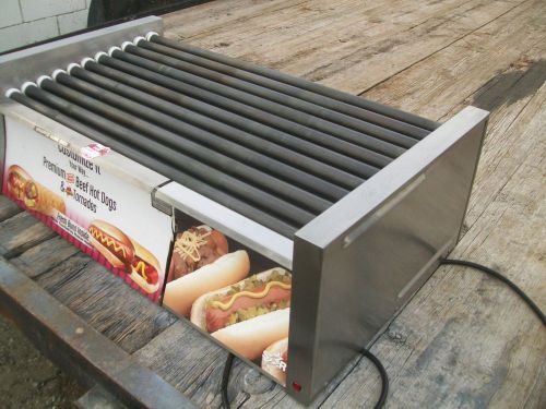 STAR MAX PRO HOT DOG ROLLER, 50CBU,115,BUN STORAGE,11 BARS, 900 ITEMS ON E BAY