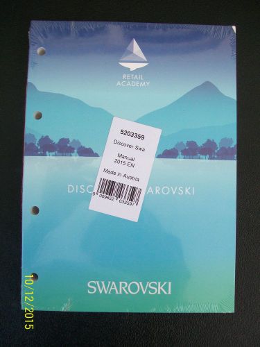 DISCOVER SWAROVSKI manual 2015 made in Austria 180 pages new,sealed