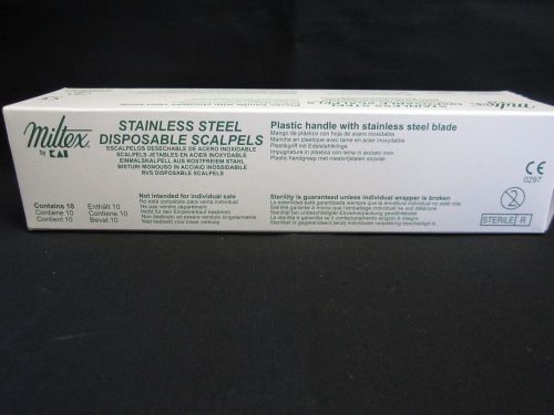 Miltex Sterile Stainless Steel Surgical Blades #15