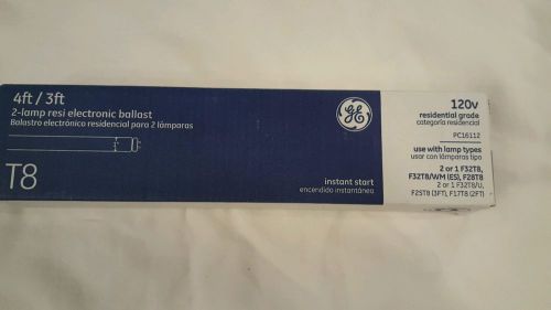 2 lamp resi electronic ballast general electric 120 volt nib for sale