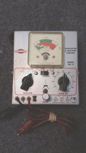 Vintage Sencore Transistor and Rectifier Checker Meter TRC-4