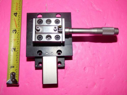 Newport 460p umr3.5 precision x-y linear translation stage &amp; bm11.25 micrometer for sale