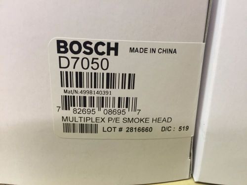 New bosch d7050 multiplex photoelectric smoke head (25+ in stock) for sale