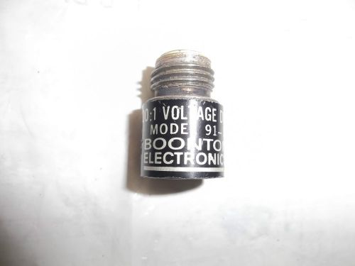 VINTAGE BOONTON ELECTRONICS 91-7C 100:1 VOLTAGE DIVIDER ADAPTER PROBE Ohm