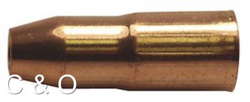 Tweco 21-37 3/8&#034; gas mig welding nozzle - 2pc genuine tweco - fits magnum 100l for sale