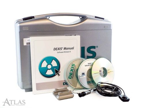 Dexis 601p dental 32-bit digital x-ray sensor w/ 3 software cd-roms &amp; case for sale