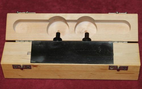 Leitz Wetzlar Germany Microtome Blade 4 1/4 Inches Wood Box Free Shipping