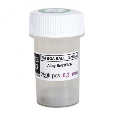 Solder balls for BGA 0.3mm 250k, Leaded