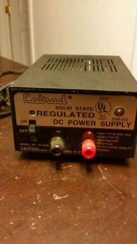 Calrad 45-735A Solid State Regulated DC Power supply 13.8V DC 3A (Reg)Used Nice