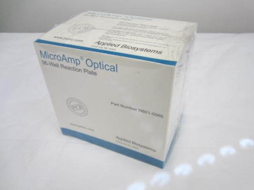 Abi applied biosystems pcr plates reaction 0.2 ml geneamp microamp optical n801 for sale