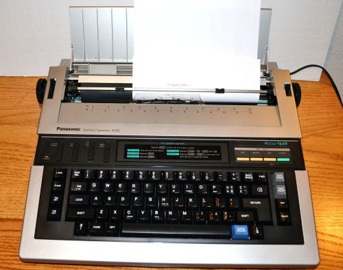 Panasonic Electric Typewriter R335 Power Cord &amp; 1 Extra Ribbon - Works Great!!