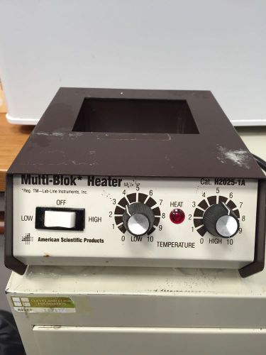 SCIENTIFIC PRODUCTS TEMP BLOCK MODULE HEATER  H2025-1 without block, works