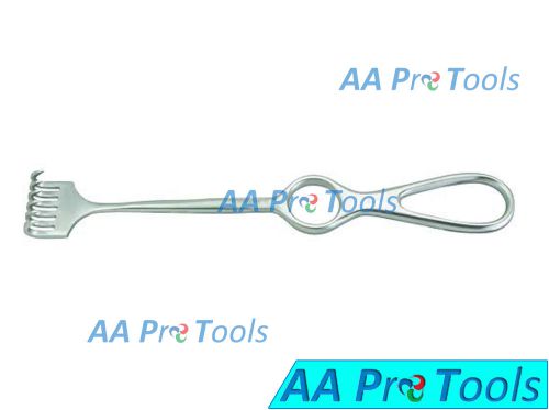 AA Pro: Volkman Retractor 6 Prong Sharp 8.5&#034;Surgical Instrument Stainless Steel