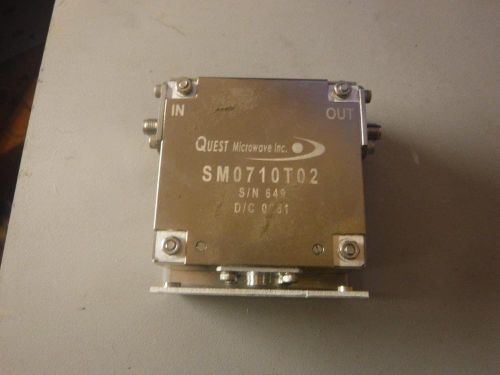 QUEST Microwave isolator SM0710T02 0.7-1GHz