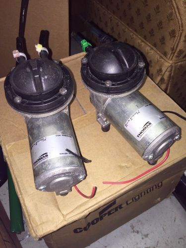Lot 2 thomas vacuum pressure pump model 007cdc19, 12 vdc motor, 1.15 cf capacity for sale