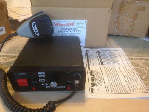 Whelen Lights and Siren Control Box WS-295HSFA1